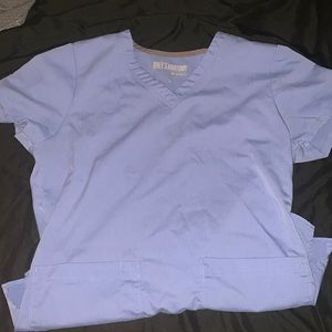 Greys anatomy scrub top medium